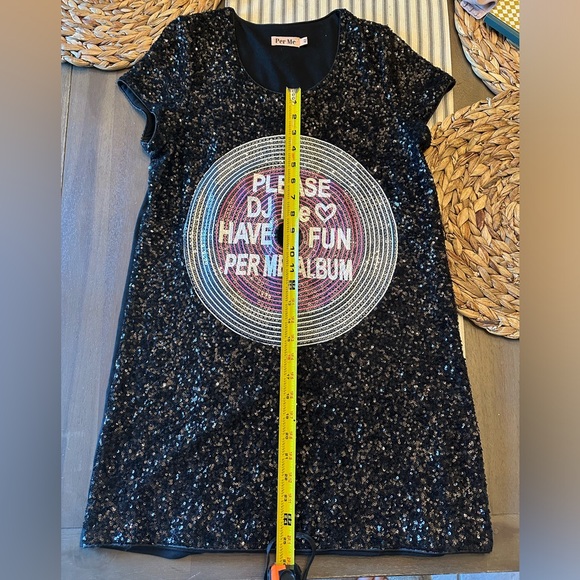 Per Me Record Dress Full Sequins Small - Picture 3 of 6